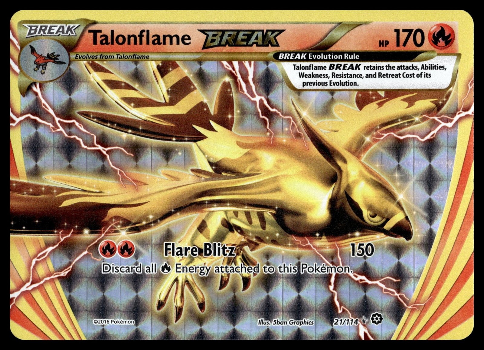 Talonflame BREAK 21/114 – front