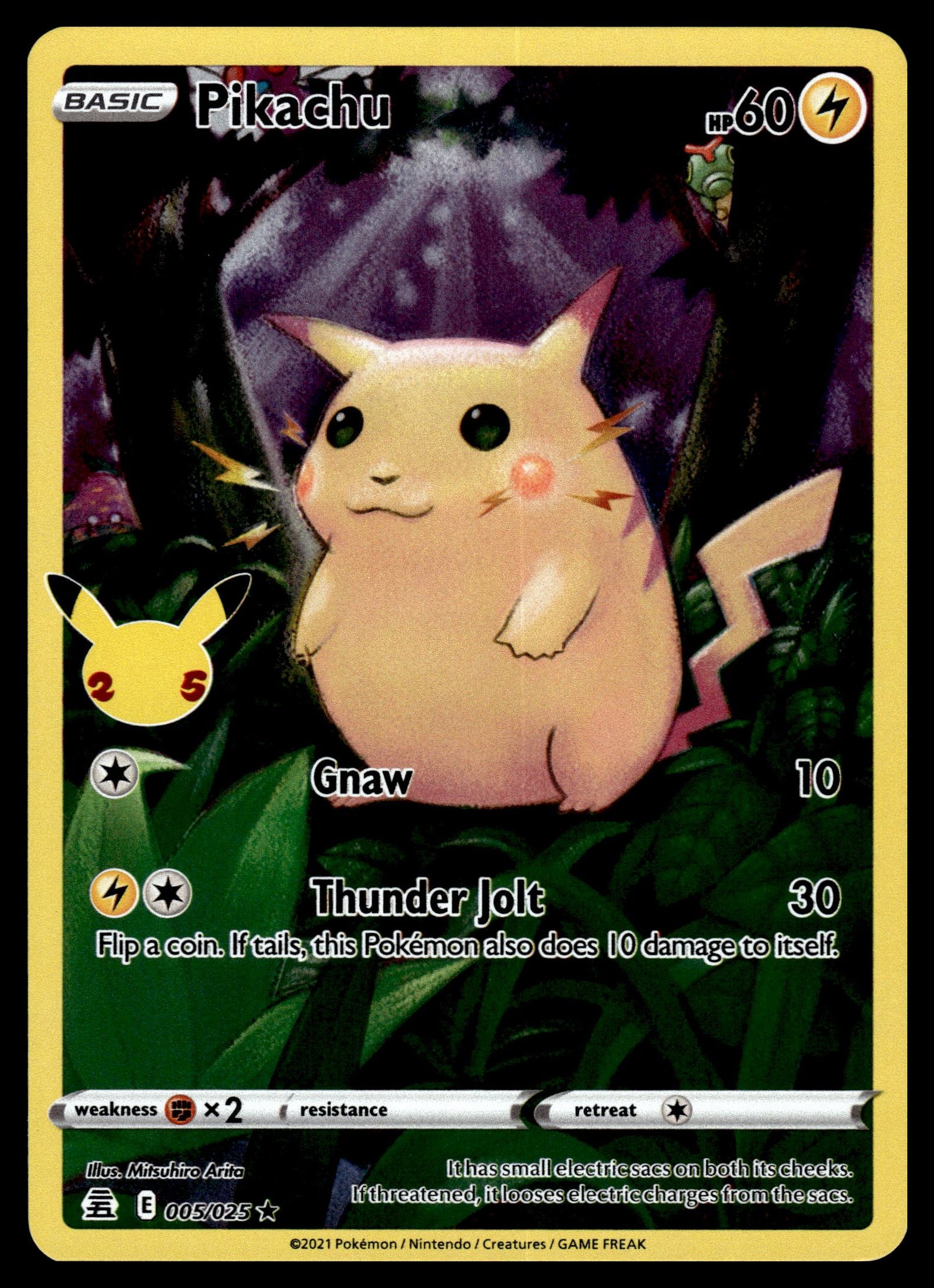 Pikachu 005/025 – front
