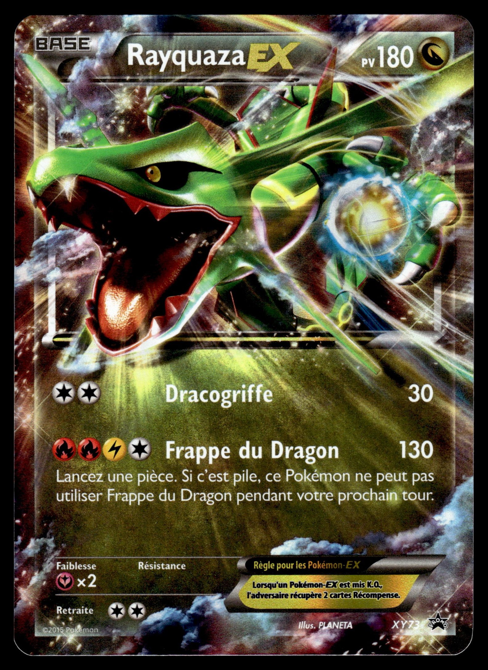 Rayquaza EX XY73 – front