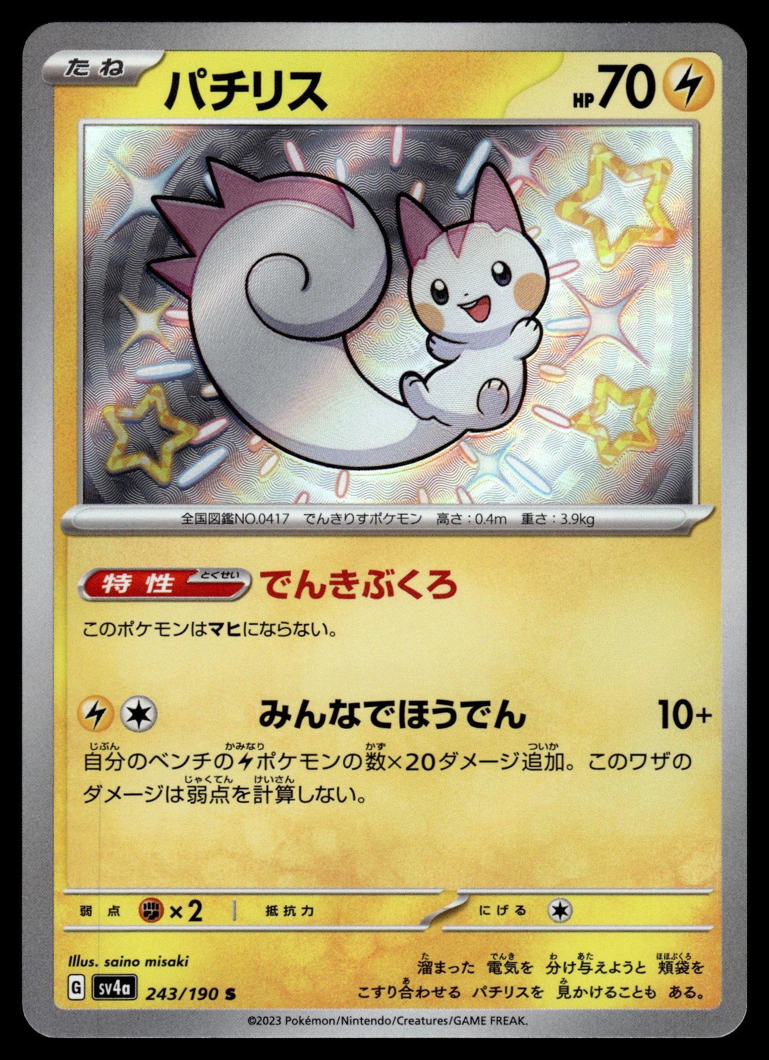 Pachirisu 243/190 – front