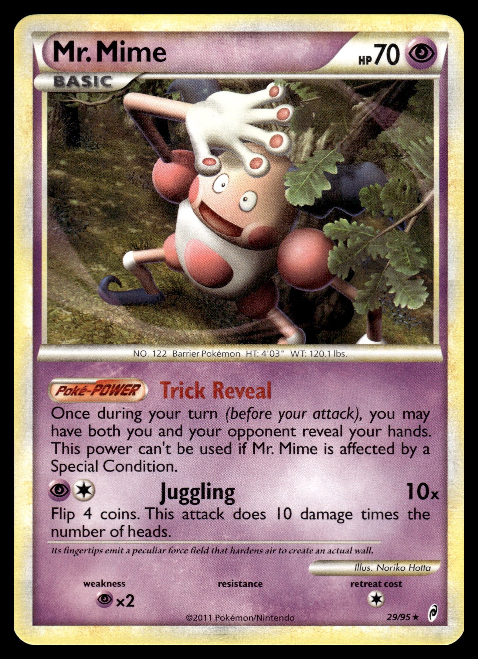 Mr. Mime 29/95 – front