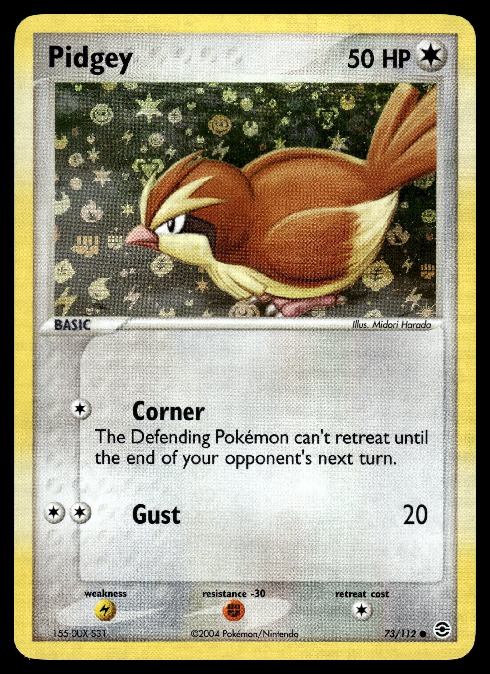 Pidgey 73/112 – front
