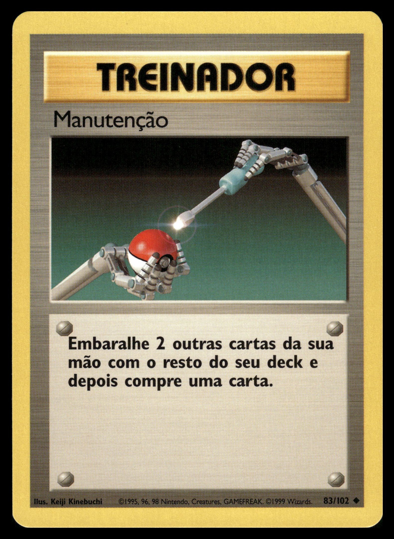 Manutenção (Maintenance) 83/102 – front