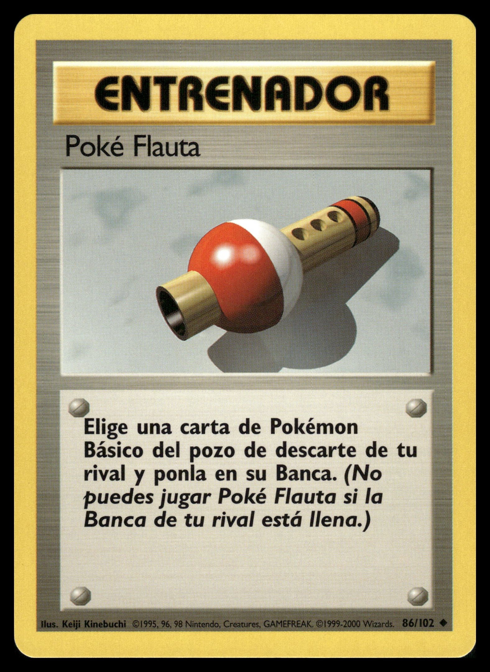 Poké Flauta (Poké Flute) 86/102 – front