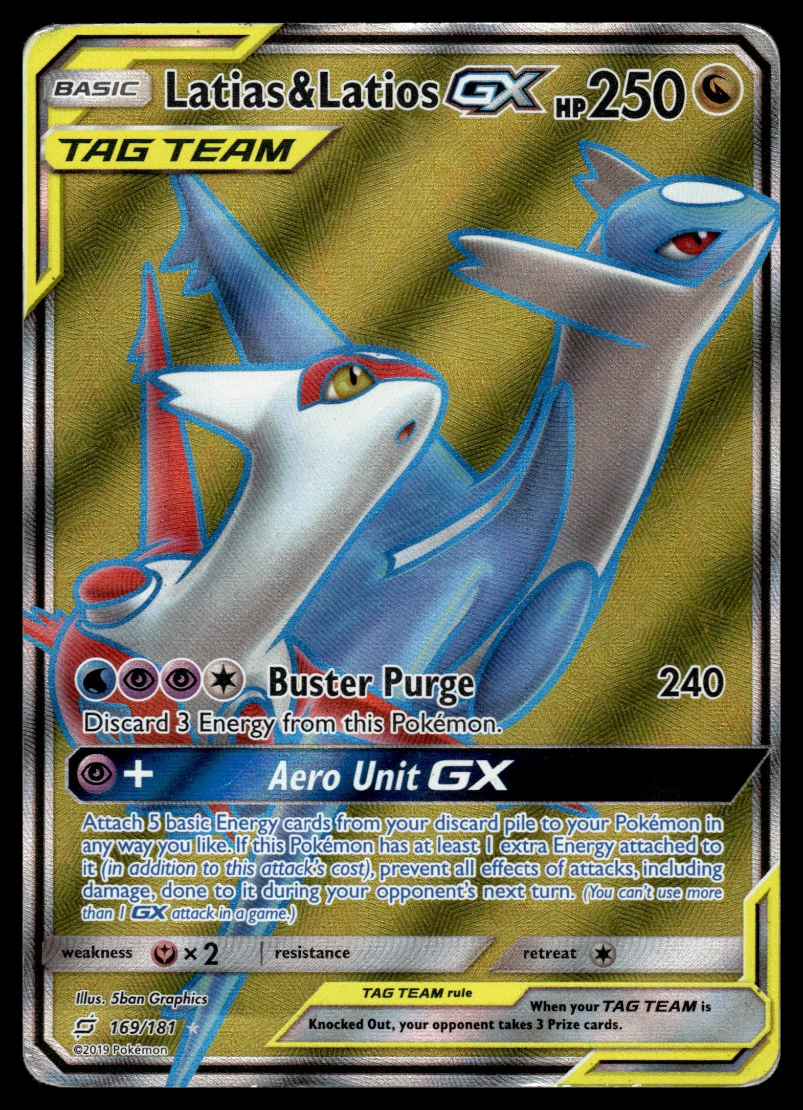Latias & Latios GX 169/181 – recto