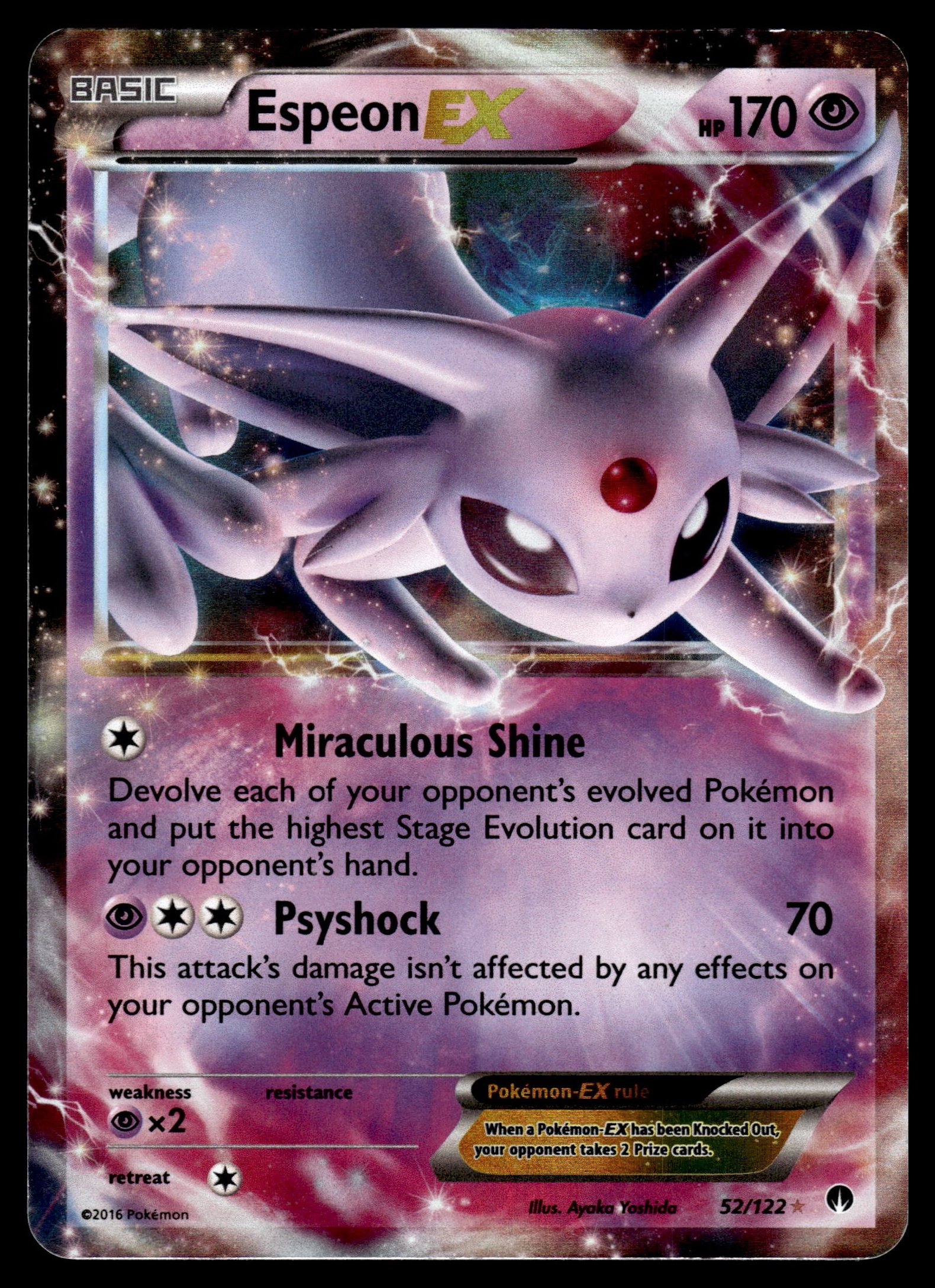 Espeon EX 52/122 – front