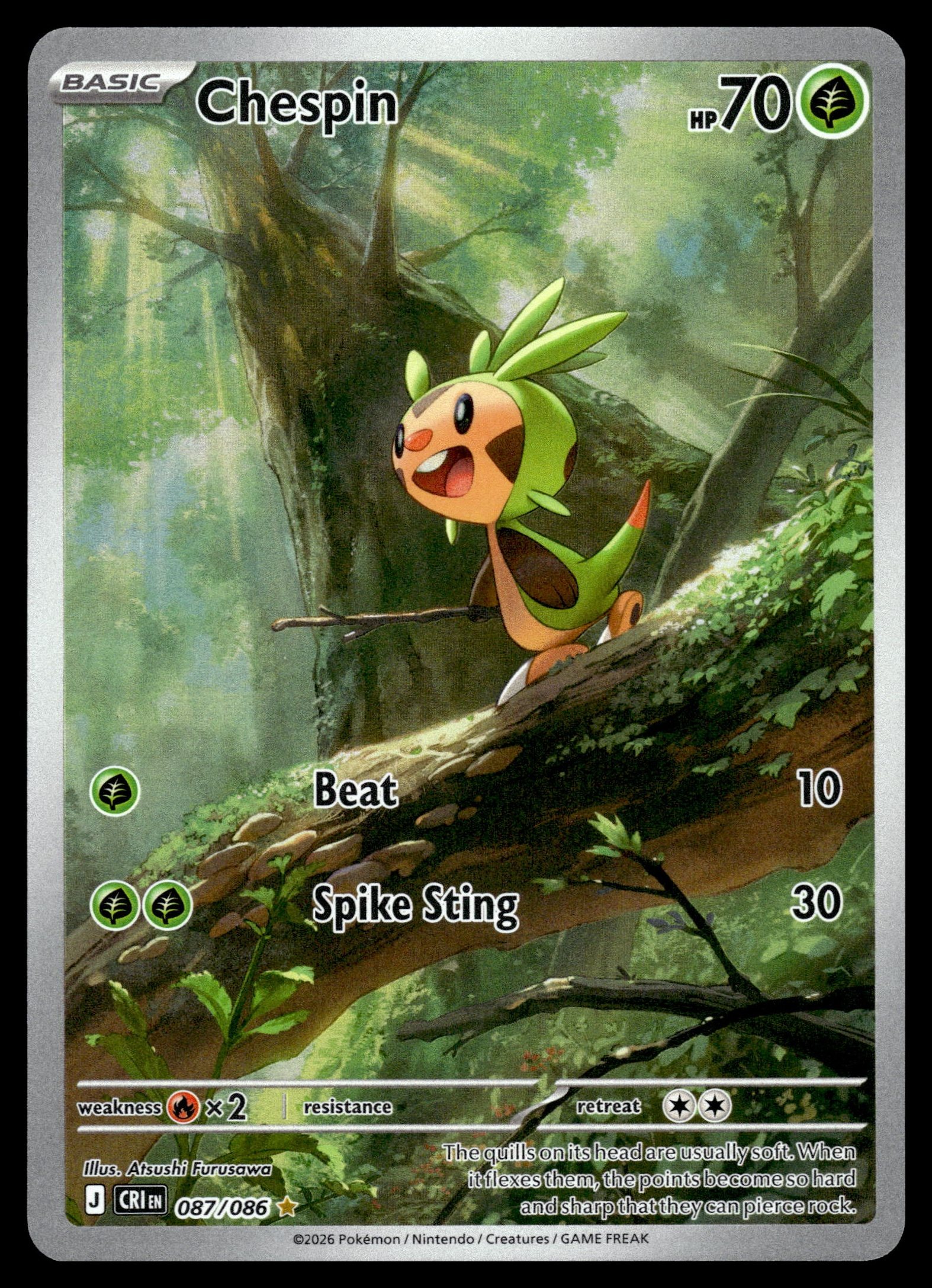 Chespin 087/086 – front