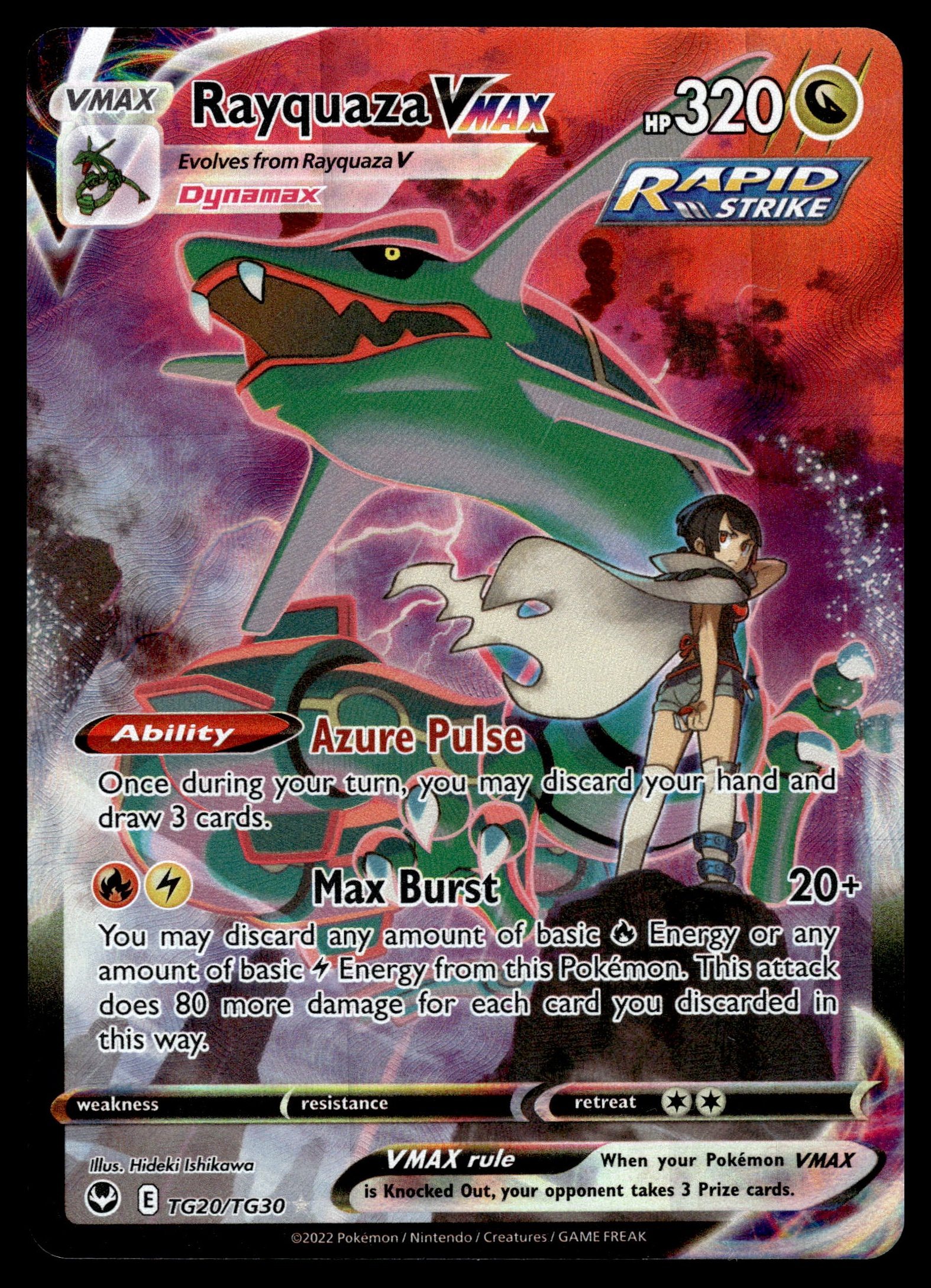 Rayquaza VMAX TG20/TG30 – front