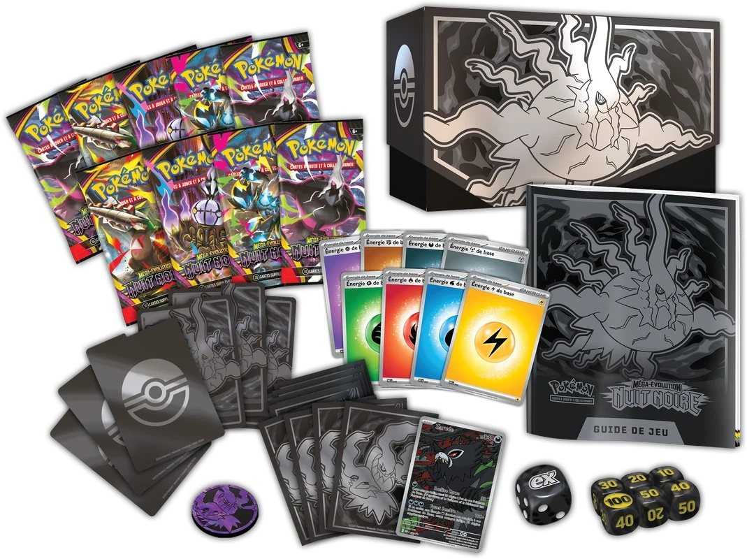 Mega Evolution – Pitch Black Elite Trainer Box – photo 2