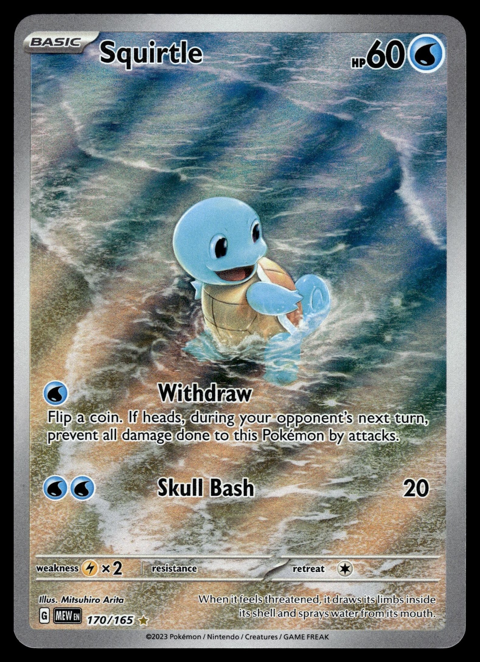 Squirtle 170/165 – front