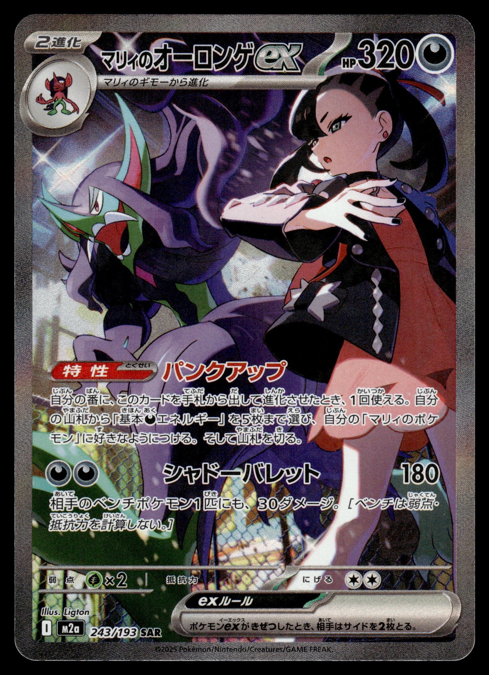 Marnie's Grimmsnarl ex 243/193 – front