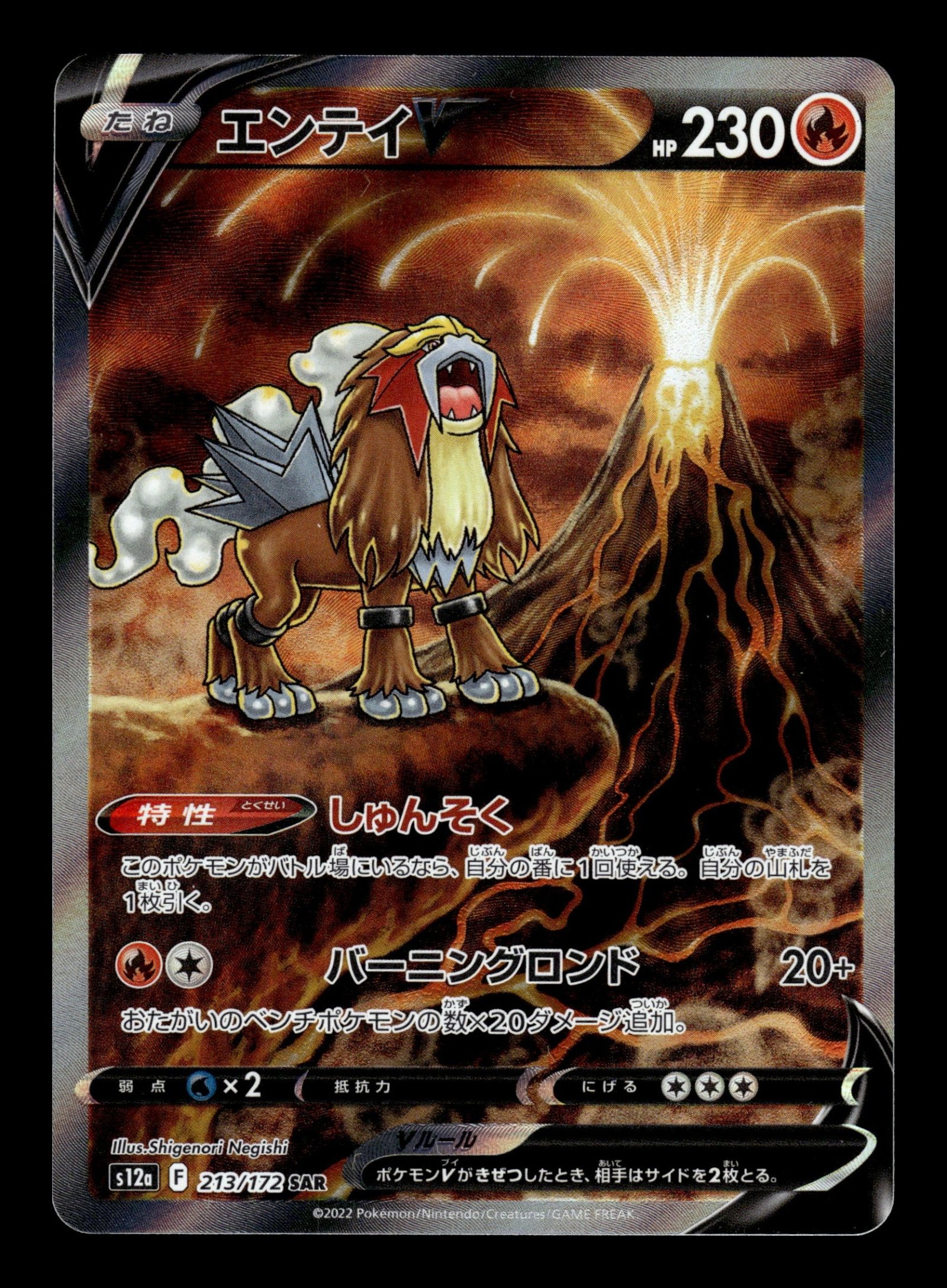 Entei V 213/172 – front
