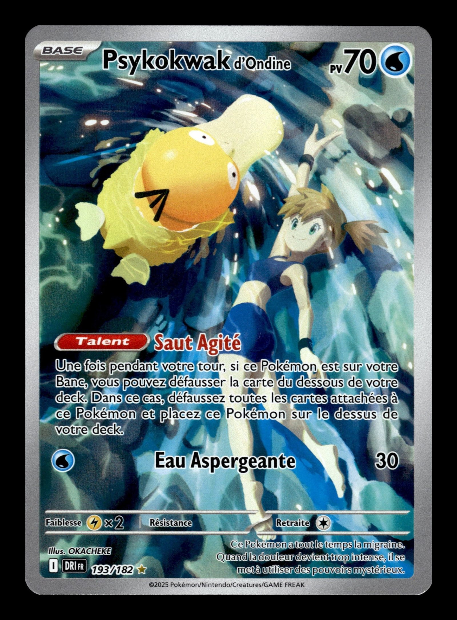 Psykokwak d'Ondine (Misty's Psyduck) 193/182 – recto