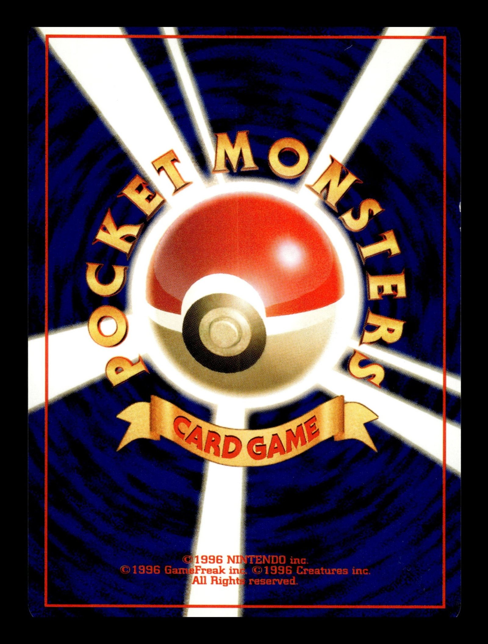 Rocket's Zapdos No.145 – back