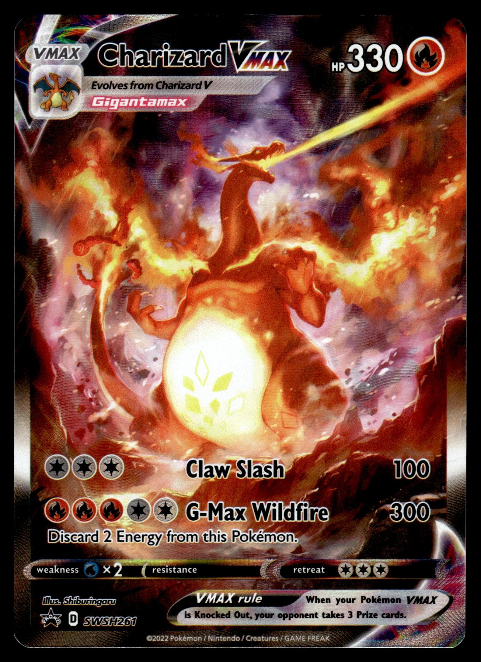 Charizard VMAX SWSH261 – front