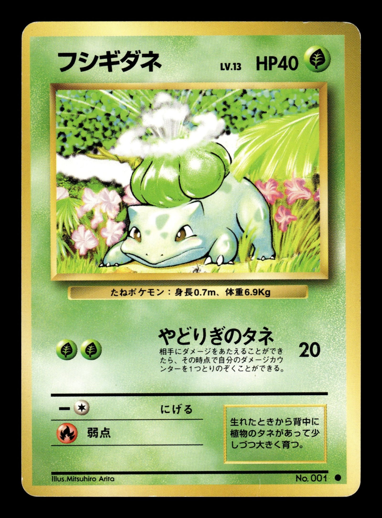 Bulbasaur No.001 – front