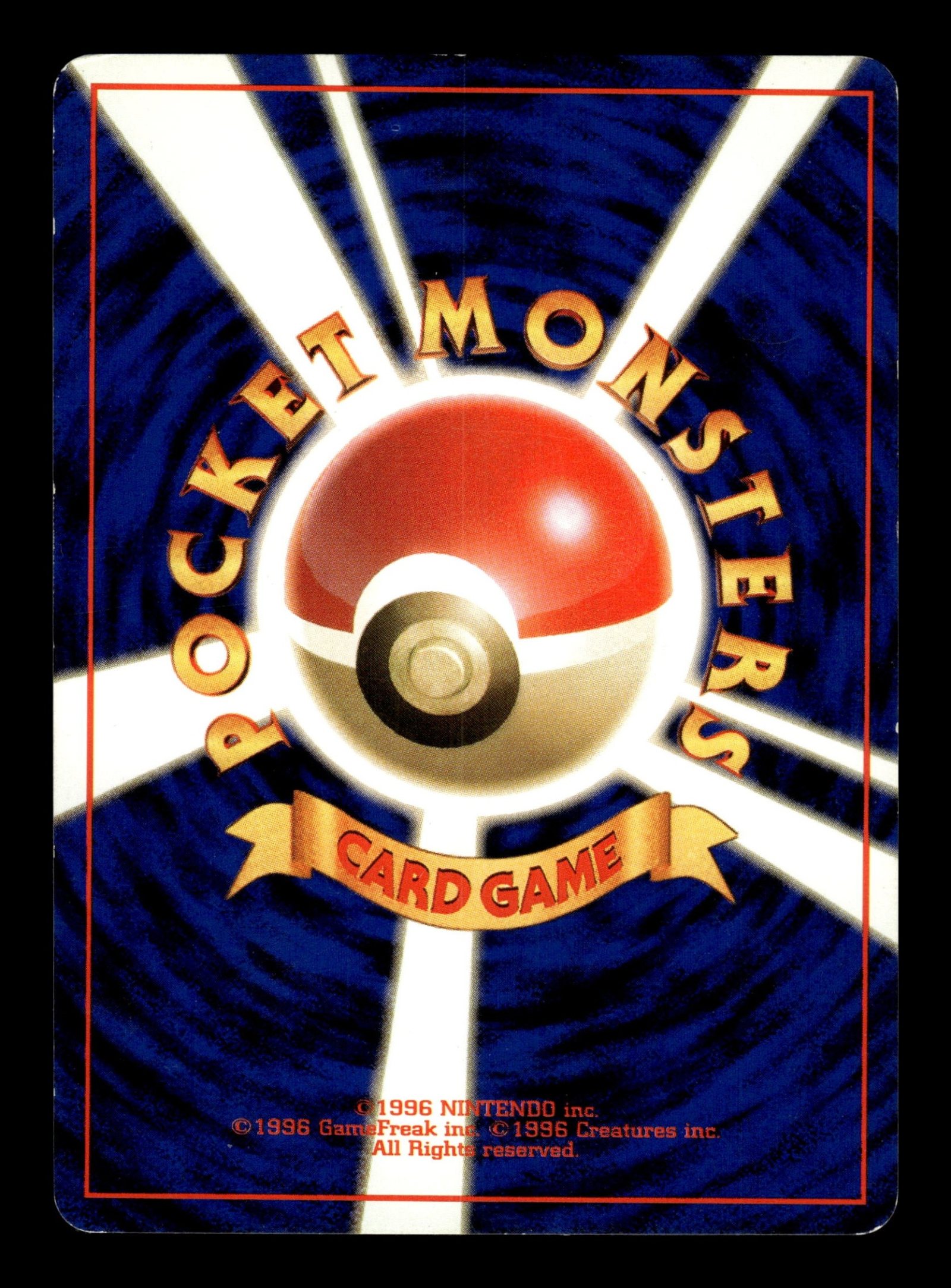 Bulbasaur No.001 – back
